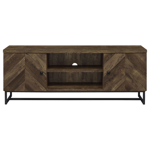 Davista 2-door Engineered Wood 60" TV Stand Rustic OakRustic Oak