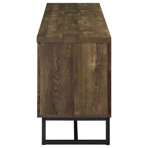 Davista 2-door Engineered Wood 60" TV Stand Rustic OakRustic Oak