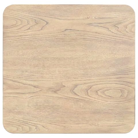 Felicity Wood End Table with Drawer and Shelf Light Elm