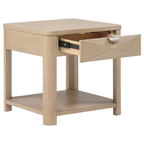 Felicity 2-piece Coffee Table Set with Storage Light Elm