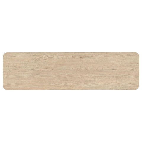 Felicity Sofa Console Table with 2 Drawers and Shelf Light Elm