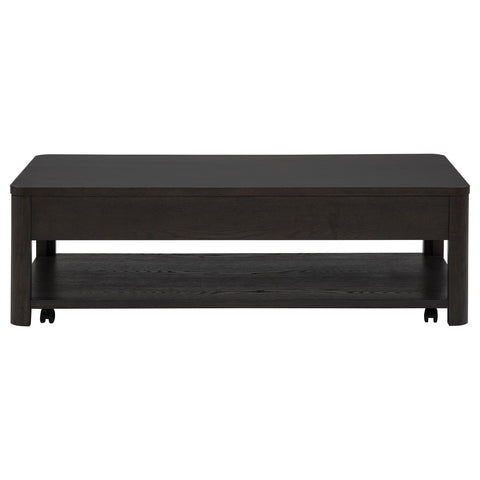 Felicity Wood Coffee Table with 2 Drawers and Shelf Coffee