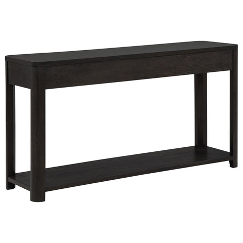 Felicity Sofa Console Table with 2 Drawers and Shelf Coffee