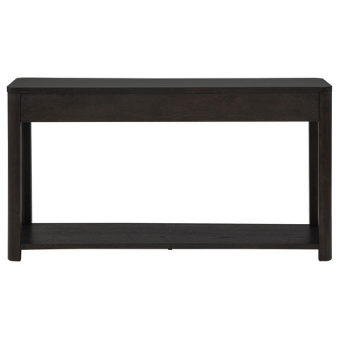Felicity Sofa Console Table with 2 Drawers and Shelf Coffee