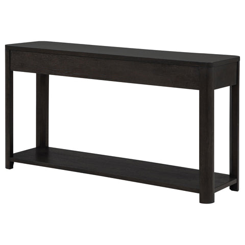 Felicity Sofa Console Table with 2 Drawers and Shelf Coffee