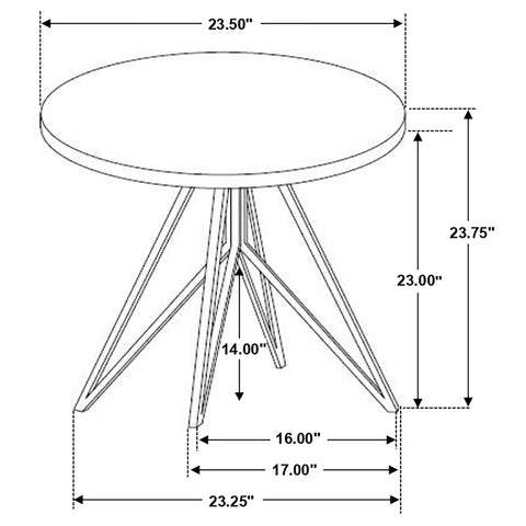 Banner 2-piece Round SmartTop Coffee and End Table Set Cement