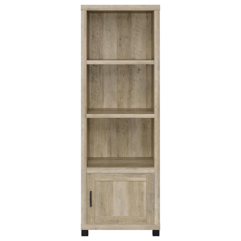 Leonard 3-piece 79" TV Entertainment Center Antique PineDistressed Pine