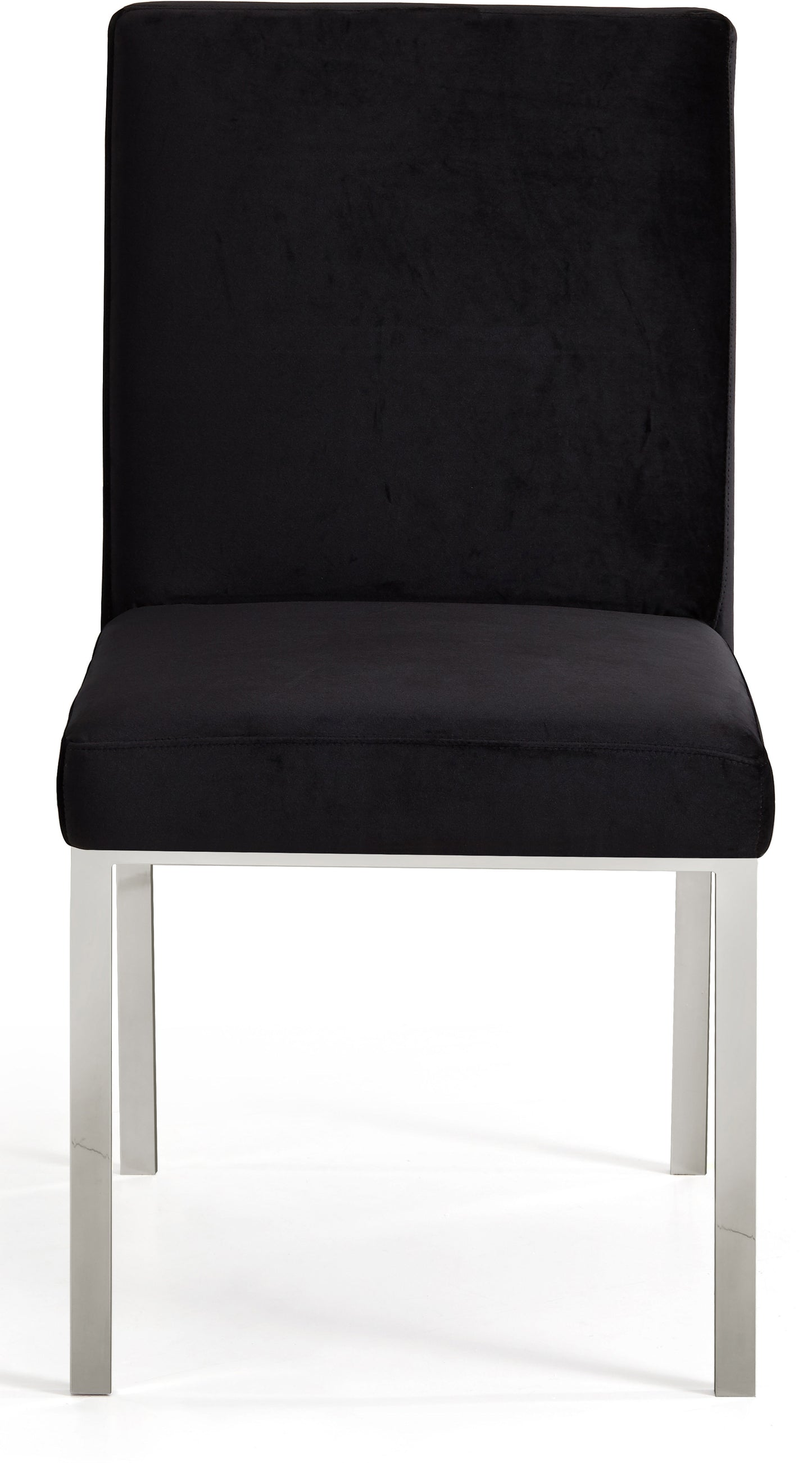 destin black velvet dining chair