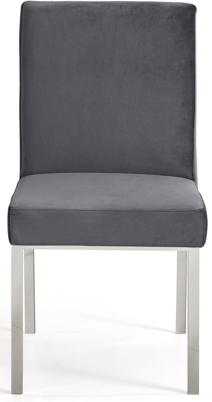 Destin Grey Velvet Dining Chair