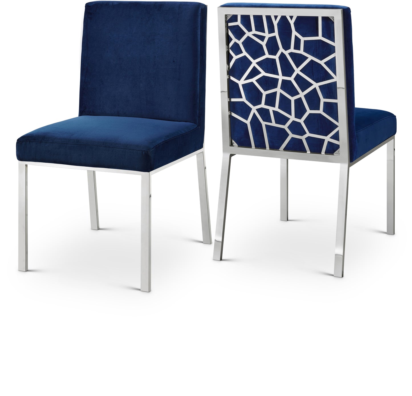 destin navy velvet dining chair