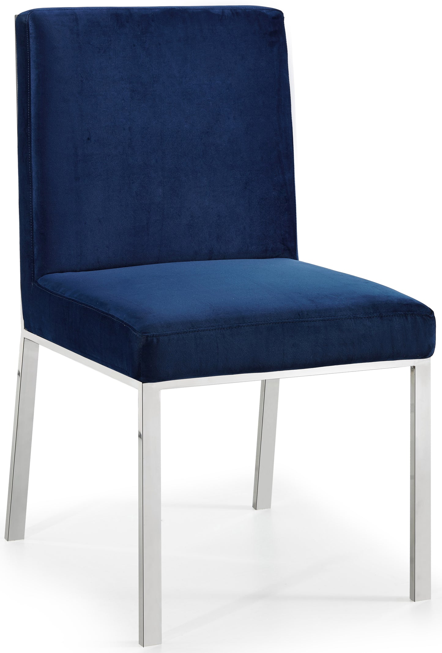 destin navy velvet dining chair