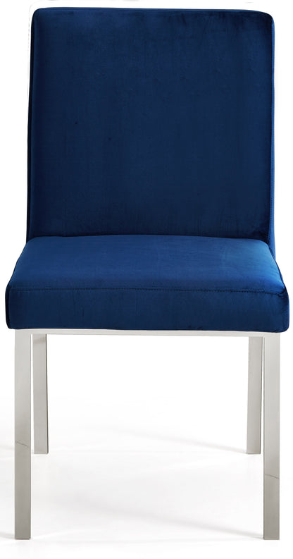 Destin Navy Velvet Dining Chair