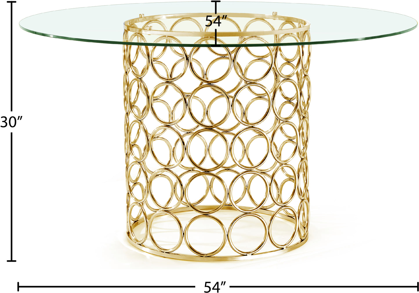 elegante gold dining table t