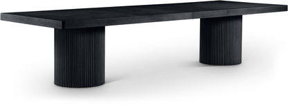 Gavin Black Dining Table (3 Boxes)