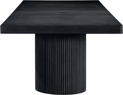 Gavin Black Dining Table (3 Boxes)