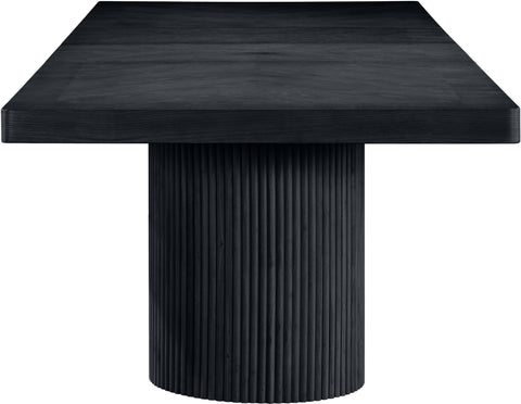 Gavin Black Dining Table (3 Boxes)