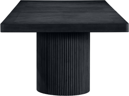 Gavin Black Dining Table (3 Boxes)