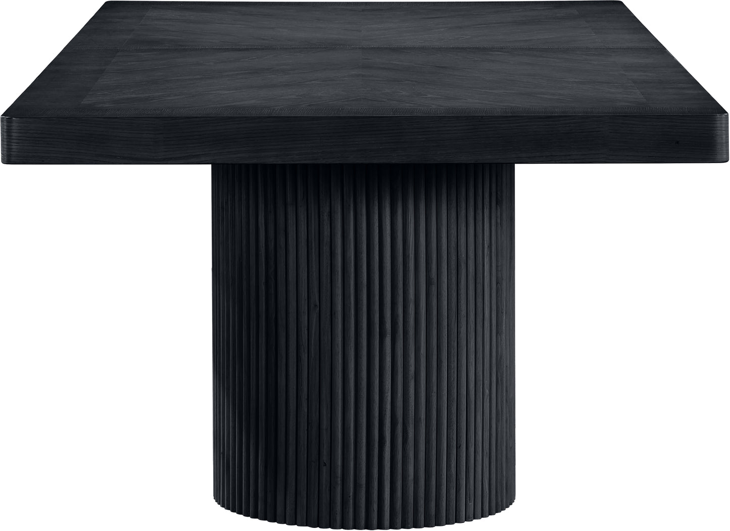 gavin black dining table (3 boxes)