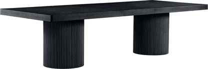 Gavin Black Dining Table (3 Boxes)