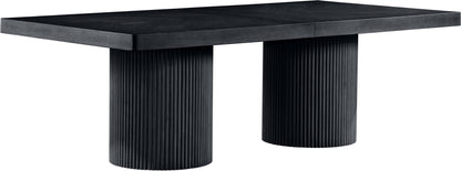 Gavin Black Dining Table (3 Boxes)