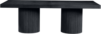 Gavin Black Dining Table (3 Boxes)