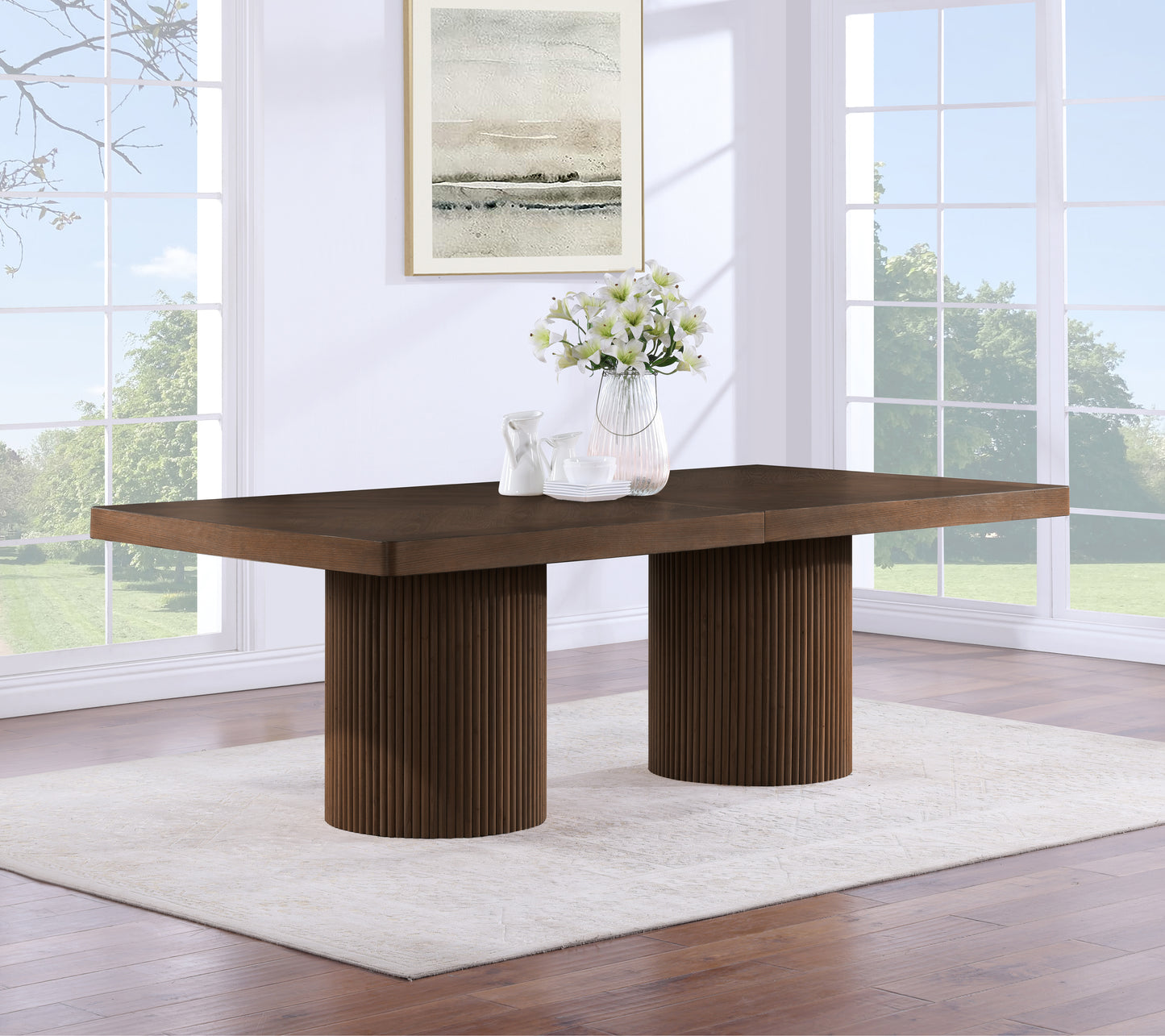 gavin brown dining table (3 boxes)