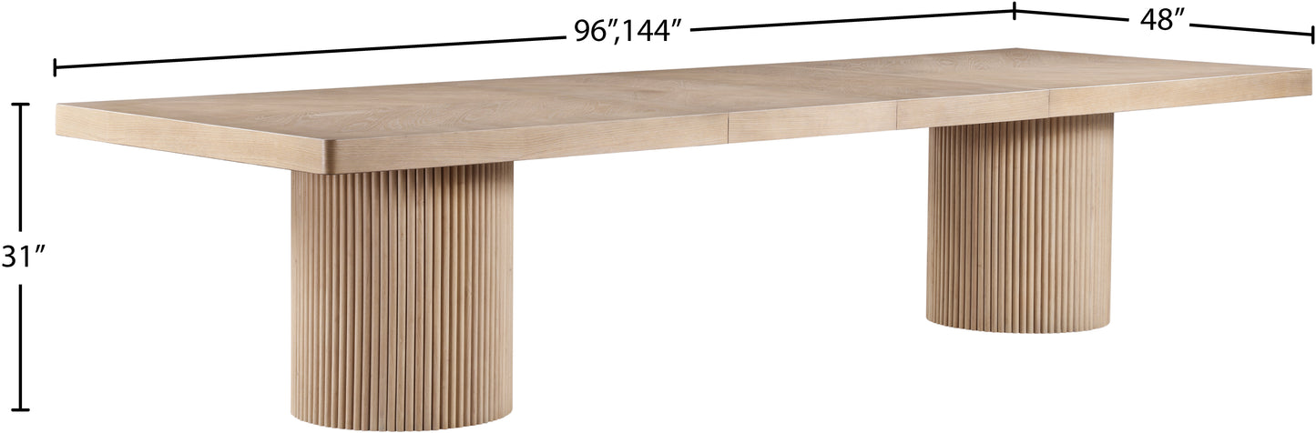 gavin natural dining table (3 boxes)