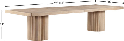 Gavin Natural Dining Table (3 Boxes)