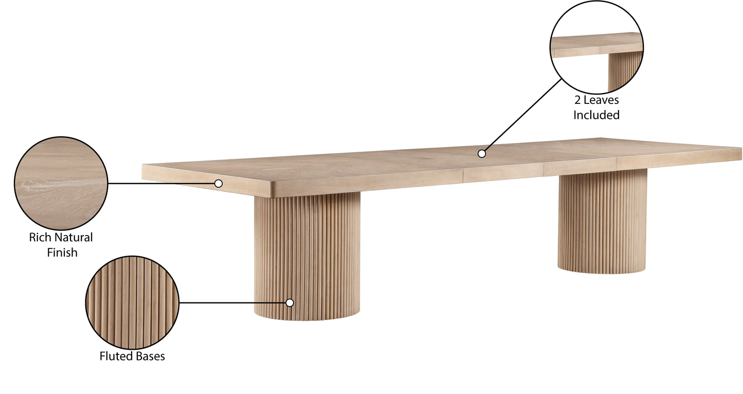 gavin natural dining table (3 boxes)