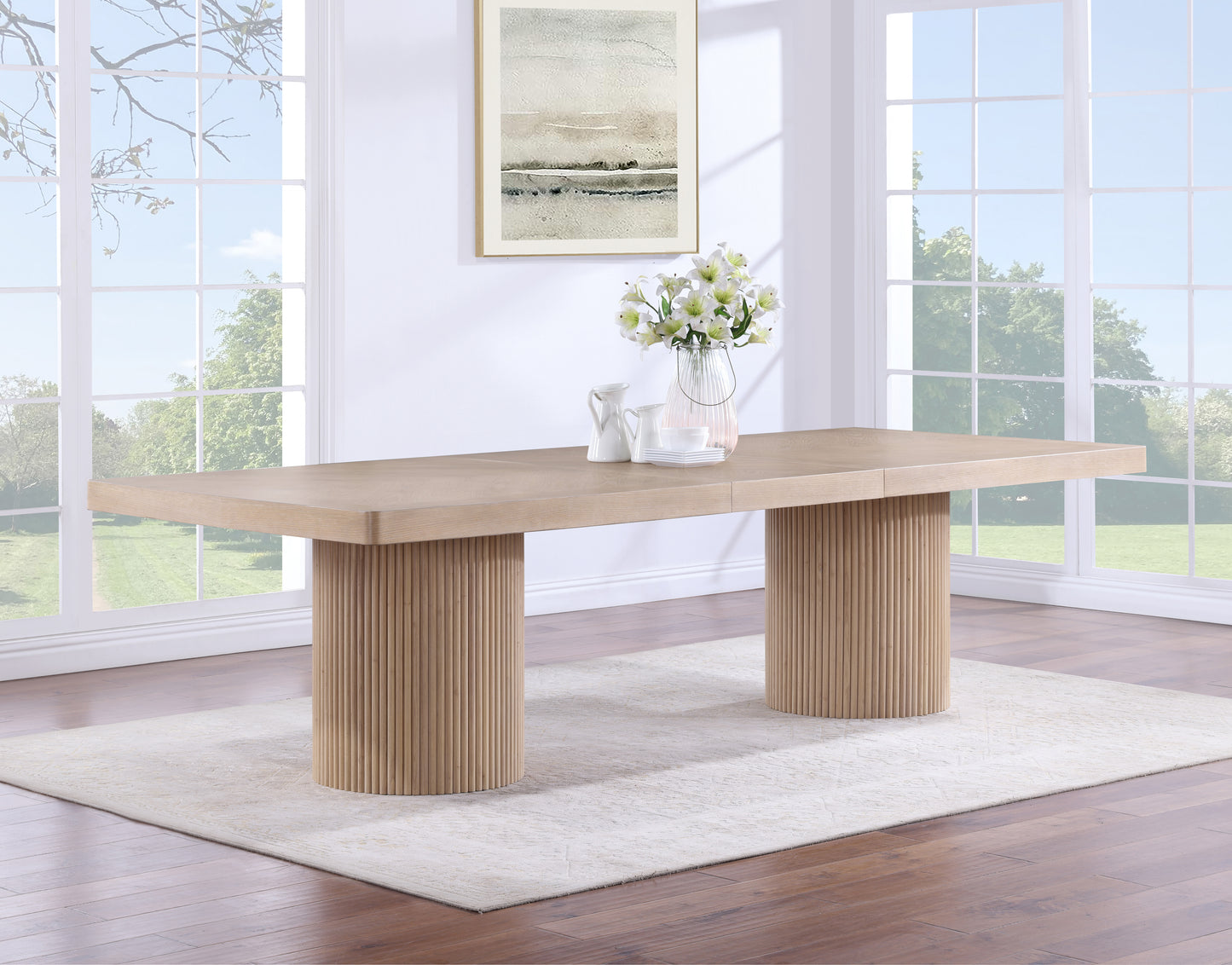 gavin natural dining table (3 boxes)