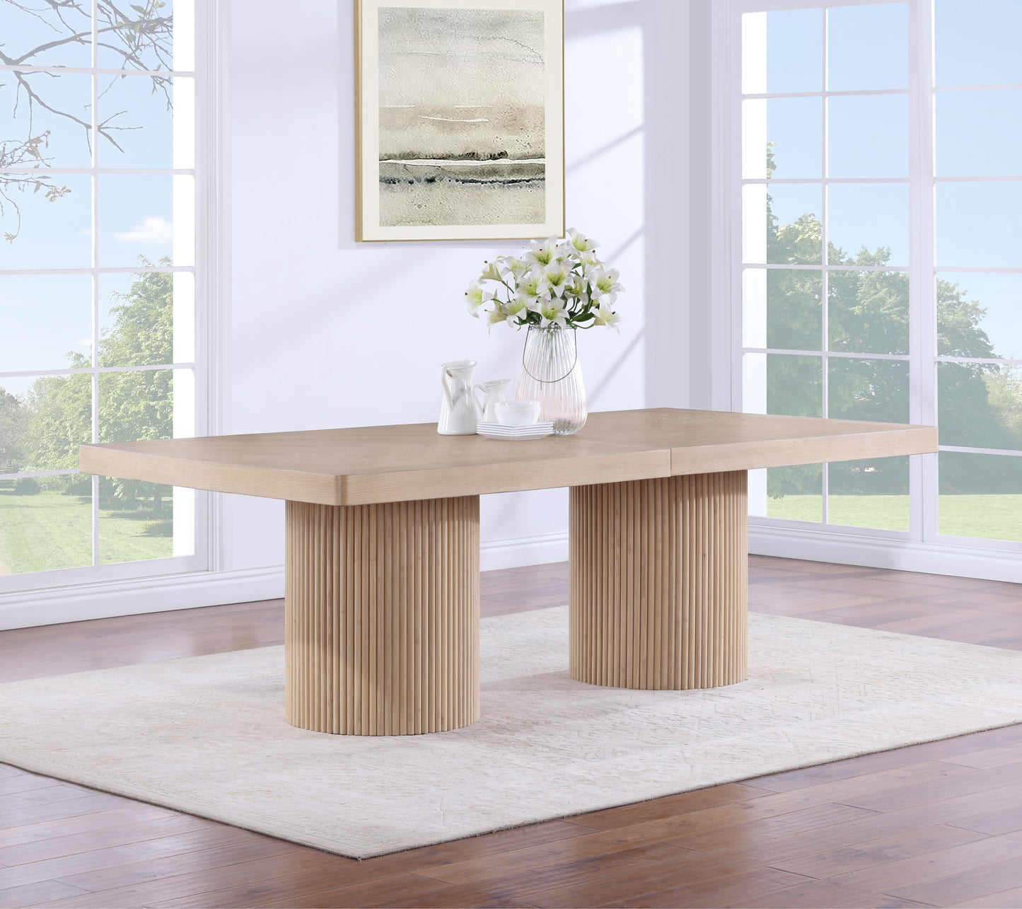 gavin natural dining table (3 boxes)