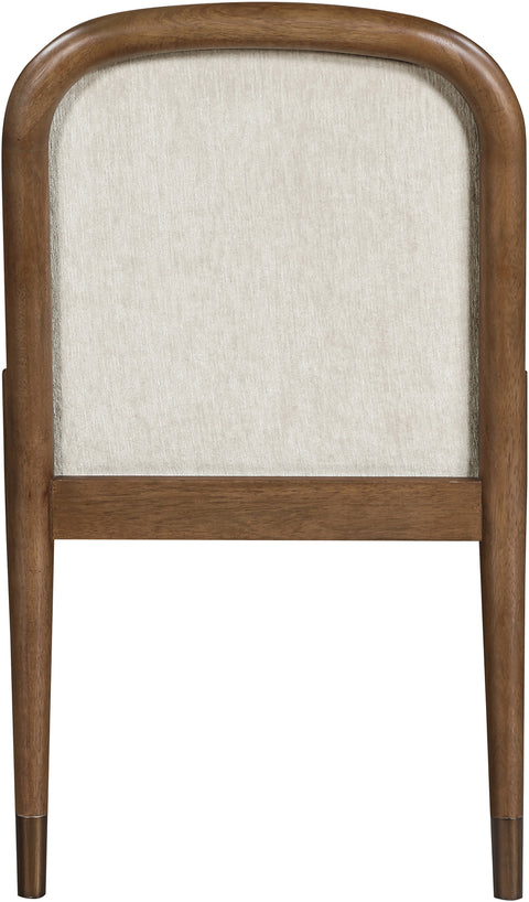 Harper Cream Fabric Upholstered Dining Arm Chair, 1 Piece