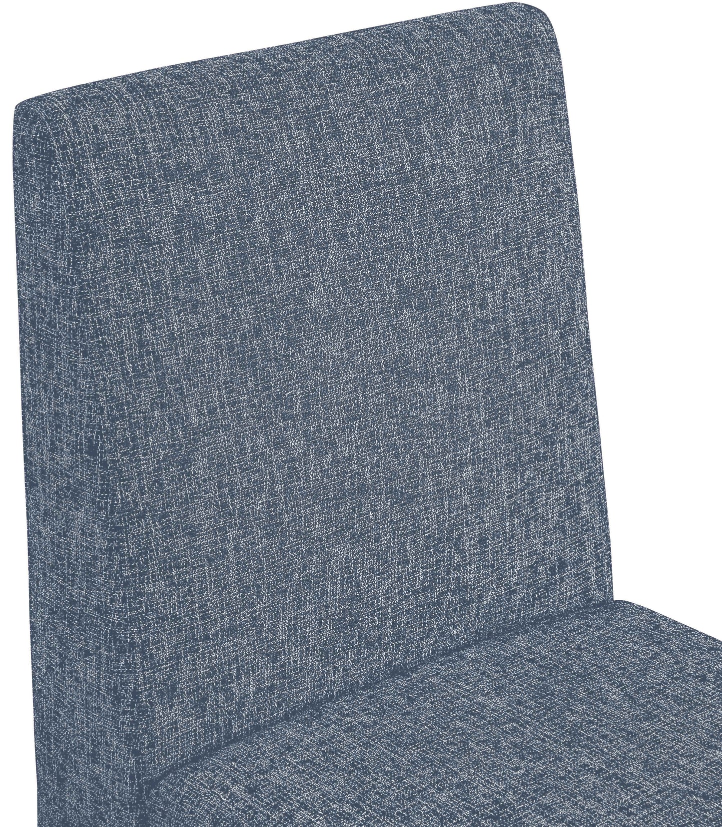 pandora blue linen textured fabric dining chair c