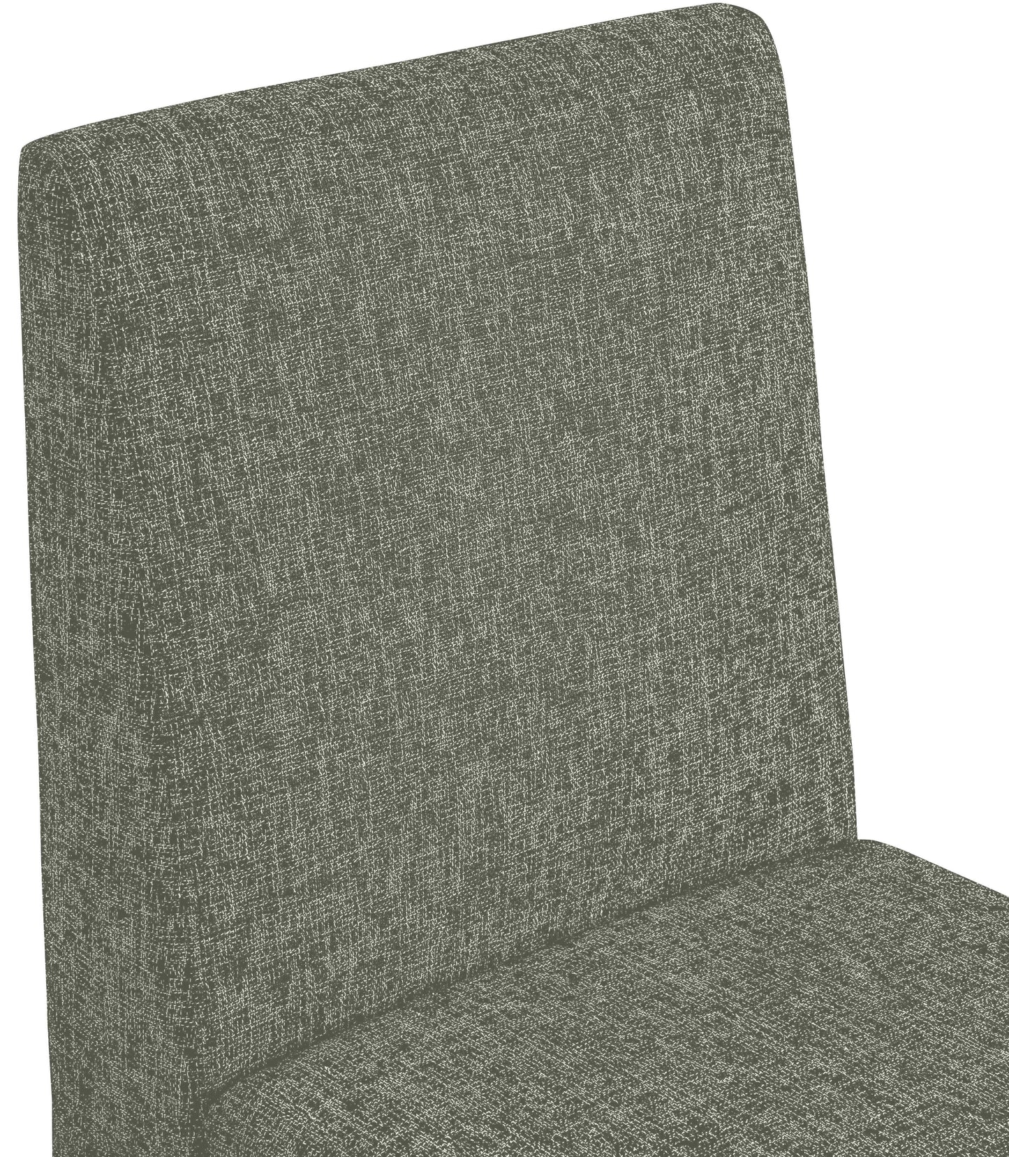 pandora green linen textured fabric dining chair c