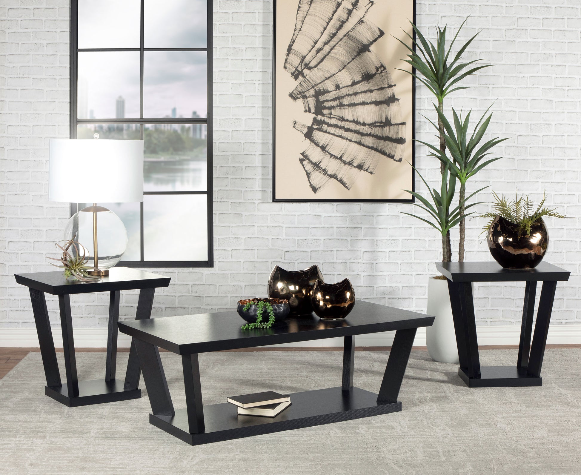 3 Pc Coffee Table Set