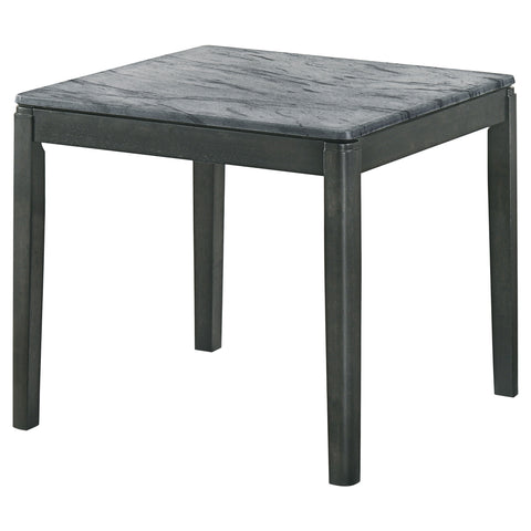 Aviano 2-piece Coffee and End Table Set Grey Faux Marble
