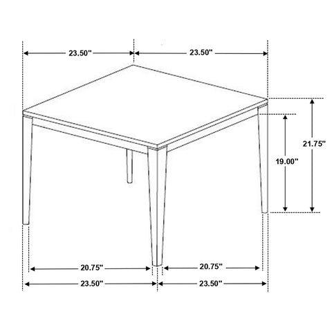 Aviano 2-piece Coffee and End Table Set Grey Faux Marble