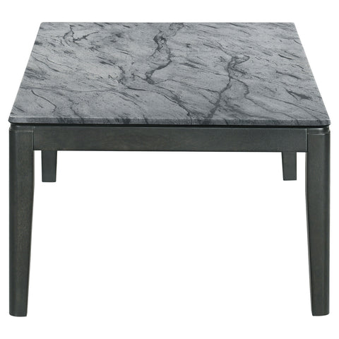 Aviano 3-piece Coffee and End Table Set Grey Faux Marble