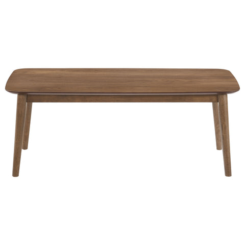 Kingston 3-piece Rectangular Coffee Table Set Natural WalnutNatural Walnut