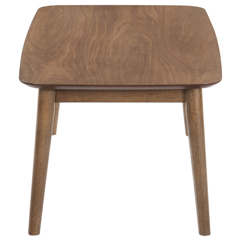 Kingston 3-piece Rectangular Coffee Table Set Natural WalnutNatural Walnut