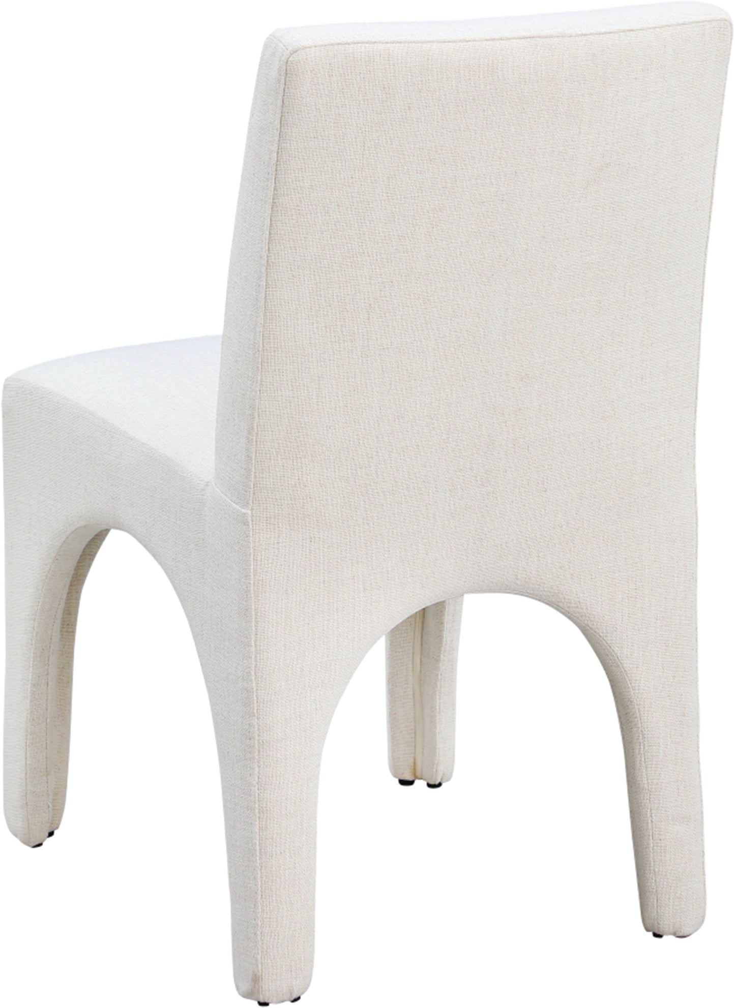 galaxy beige linen textured fabric dining chair c