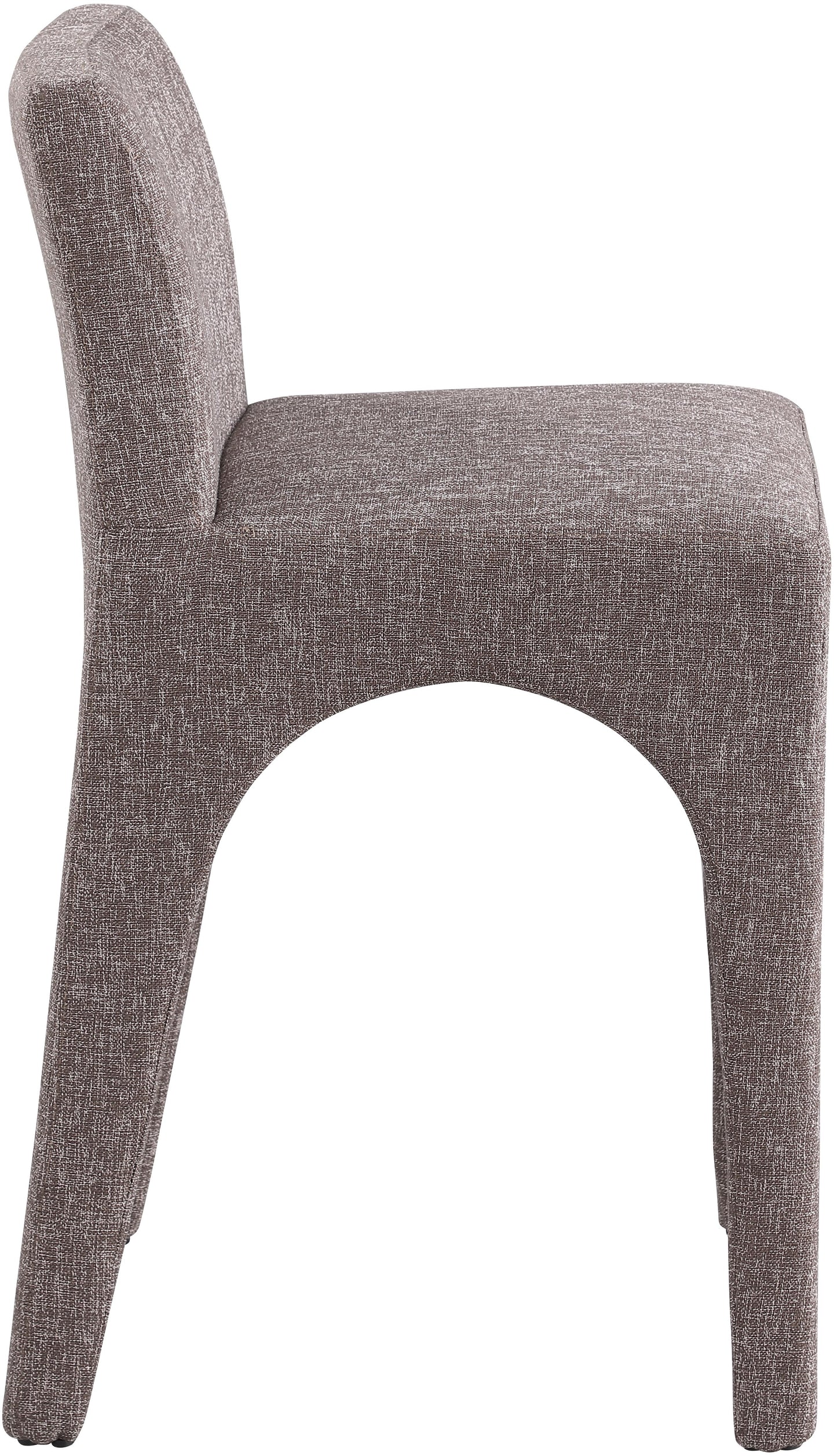 galaxy brown linen textured fabric stool c