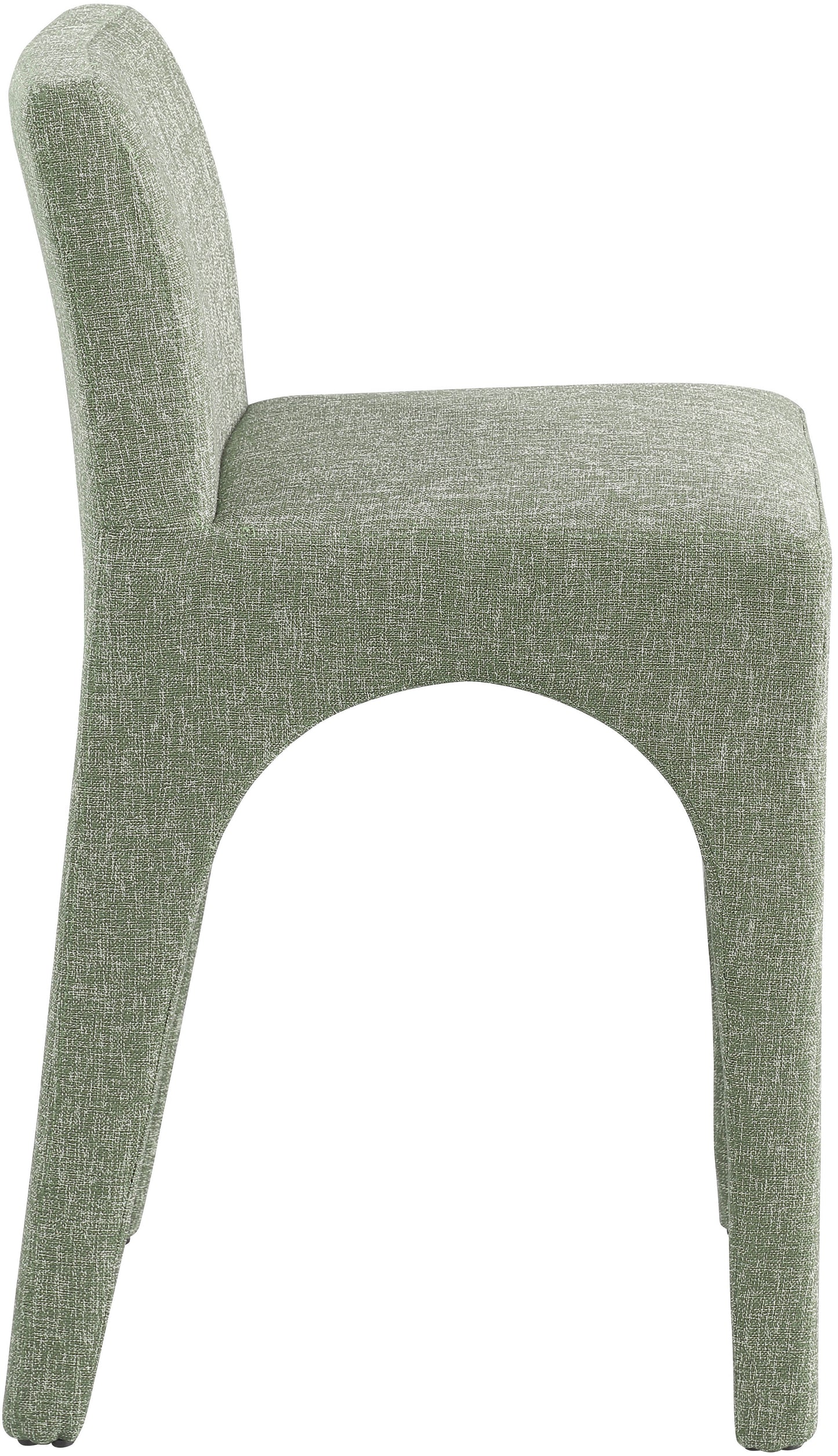 galaxy green linen textured fabric stool c