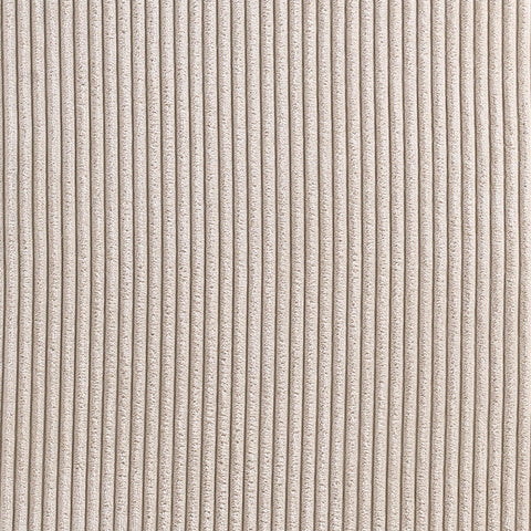 Aubrey Beige Microsuede Corduroy Fabric Dining Chair