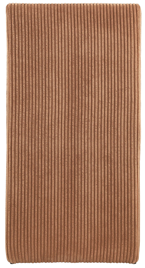 Aubrey Saddle Microsuede Corduroy Fabric Dining Chair