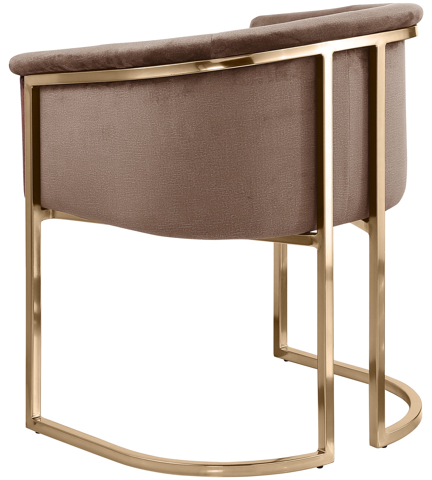 love brown velvet dining chair c