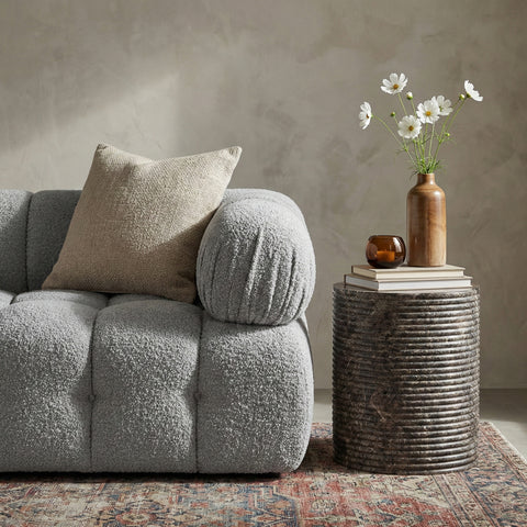 Dorian Brown Concrete Indoor/Outdoor End Table, 1 Piece