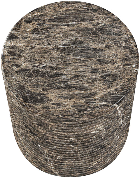 Dorian Brown Concrete Indoor/Outdoor End Table, 1 Piece