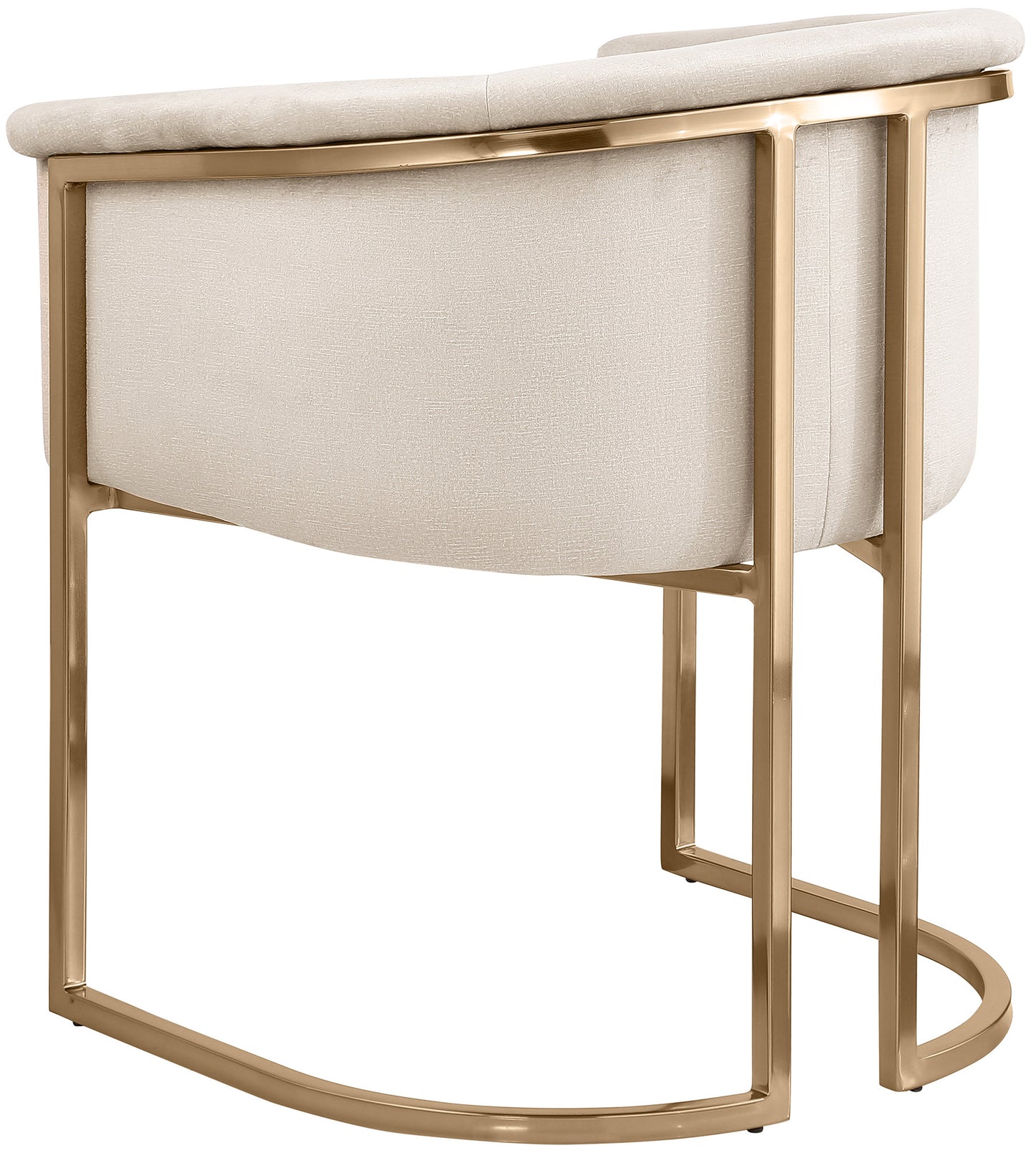 love cream velvet dining chair c