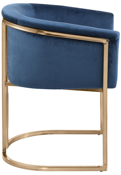 Love Navy Velvet Dining Chair C